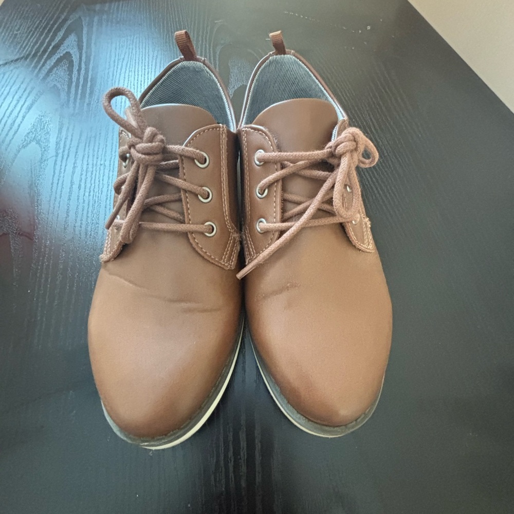 Classic Brown Boys Shoes